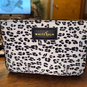 White Elm Ara Crossbody/Clutch- Leapord Print